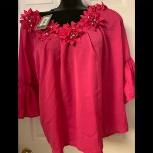 Beautiful light elegant pink top